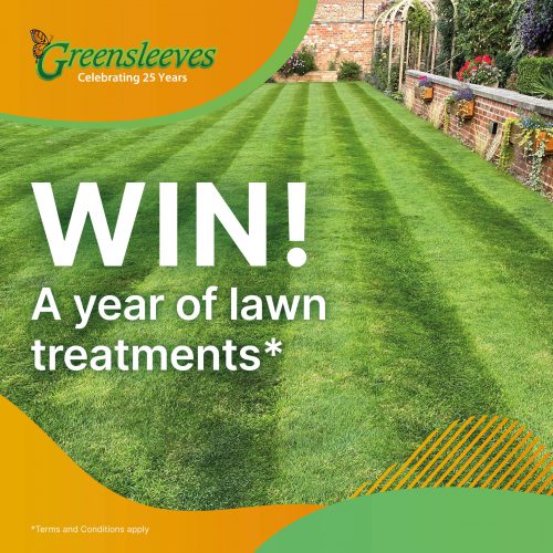 Win a year of Greensleeves’ lawn treatments worth up to £500!*